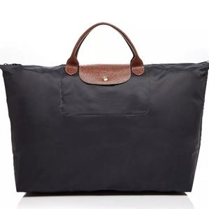 Longchamp Le Pliage Top Handle L Black Bag